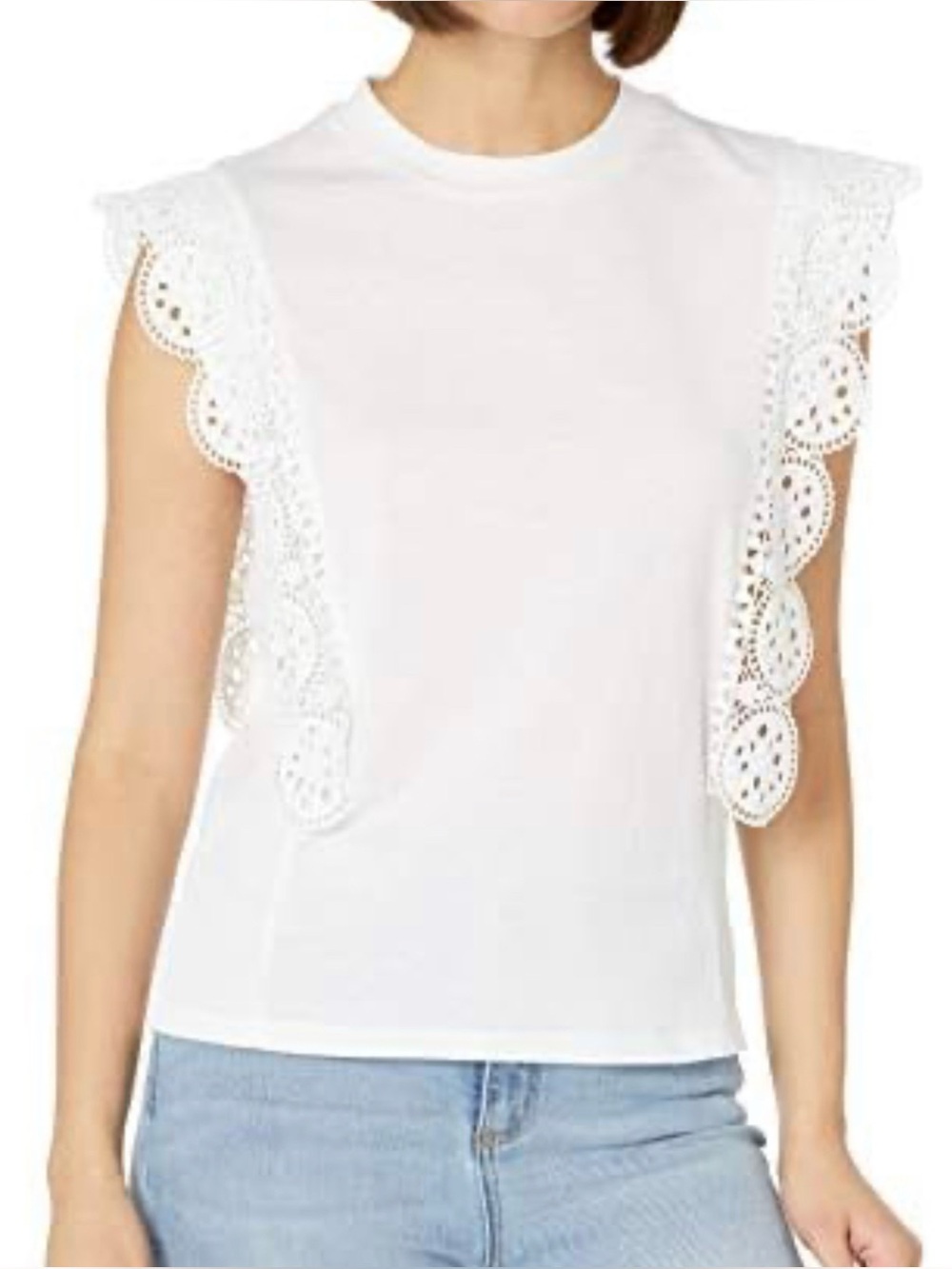 NEW! The Kooples Lace Detail Top